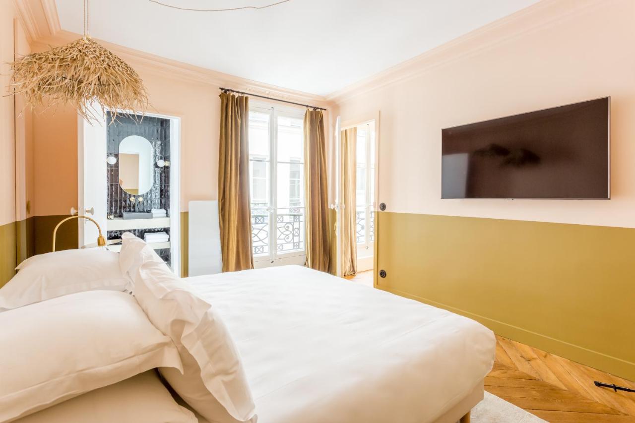 Habitat Parisien - 2Br-2Ba - Marais - Centre Pompidou Lägenhet Exteriör bild