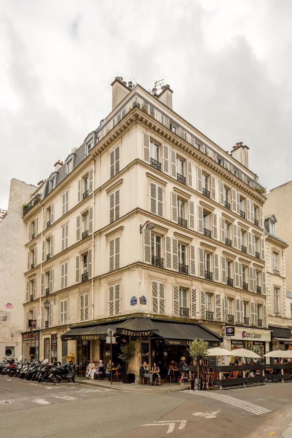 Habitat Parisien - 2Br-2Ba - Marais - Centre Pompidou Lägenhet Exteriör bild